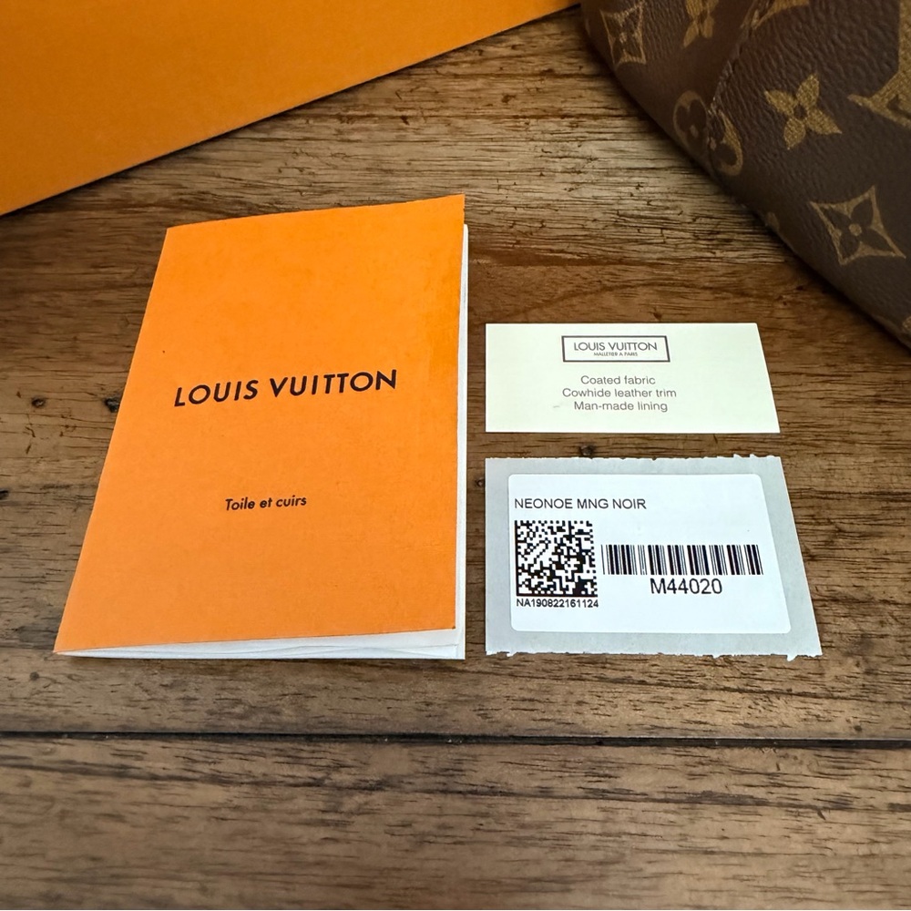 Louis Vuitton Monogram Canvas Brown NéoNoé MNG Noir Bag - Picture 4 of 7